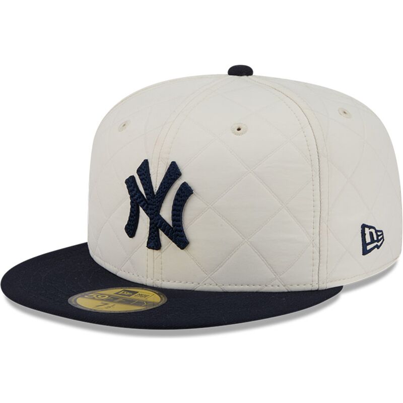 casquette-plate-blanche-et-bleue-marine-ajustee-59fifty-checkered-new-york-yankees-mlb-new-era casquette-plate-blanche-et-bleue-marine-ajustee-59fifty-checkered-new-york-yankees-mlb-new-era
