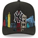 new-era-curved-brim-9fifty-a-frame-precurved-skyline-new-york-yankees-mlb-black-snapback-cap