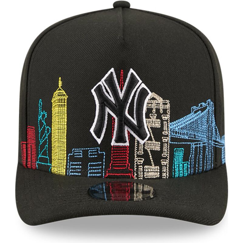 new-era-curved-brim-9fifty-a-frame-precurved-skyline-new-york-yankees-mlb-black-snapback-cap new-era-curved-brim-9fifty-a-frame-precurved-skyline-new-york-yankees-mlb-black-snapback-cap