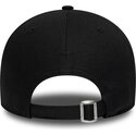 casquette-courbee-noire-ajustable-avec-logo-noir-et-grise-9forty-team-outline-chicago-bulls-nba-new-era