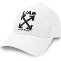 l-ab-c-o-off-white-curved-brim-clamp-arrows-pu-leather-white-adjustable-cap