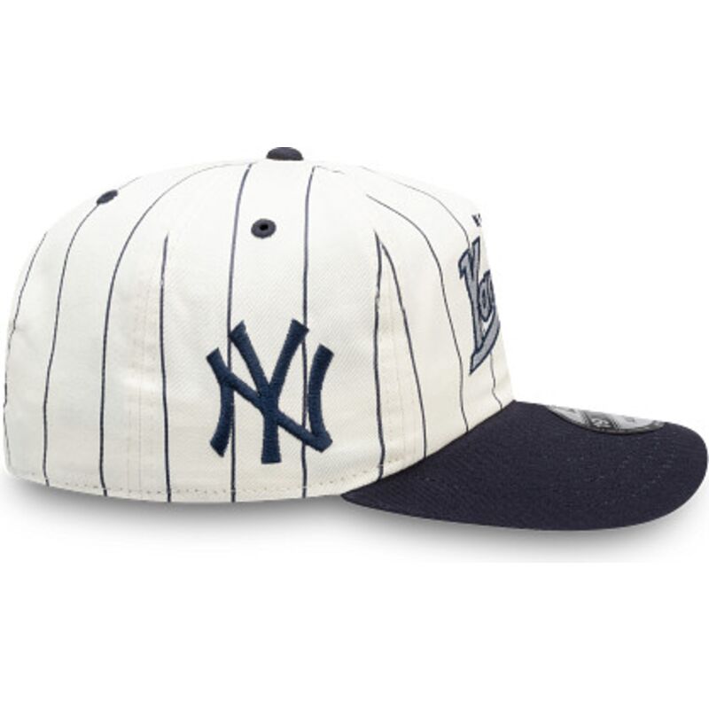 casquette-courbee-bleue-marine-et-blanche-snapback-19twenty-pinstripe-new-york-yankees-mlb-new-era casquette-courbee-bleue-marine-et-blanche-snapback-19twenty-pinstripe-new-york-yankees-mlb-new-era