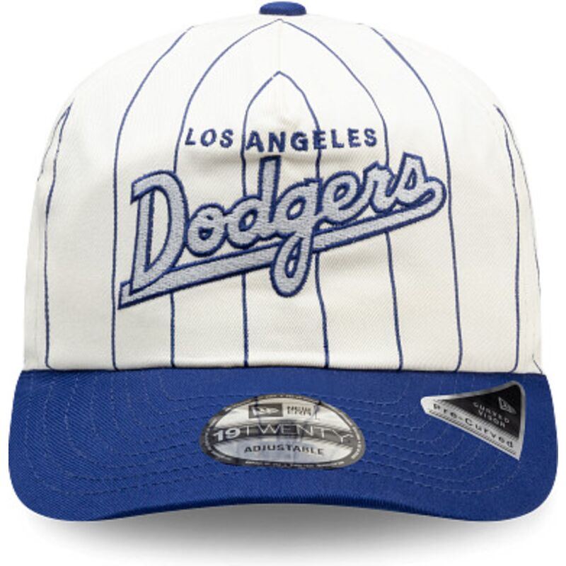 new-era-curved-brim-19twenty-pinstripe-los-angeles-dodgers-mlb-blue-and-white-snapback-cap new-era-curved-brim-19twenty-pinstripe-los-angeles-dodgers-mlb-blue-and-white-snapback-cap