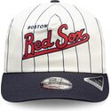 casquette-courbee-bleue-marine-et-blanche-snapback-19twenty-pinstripe-boston-red-sox-mlb-new-era