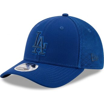 Casquette courbée bleue ajustée avec logo bleu 39THIRTY M-Crown Neo Los Angeles Dodgers MLB New Era