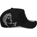 casquette-courbee-noire-snapback-e-frame-mythical-icon-los-angeles-dodgers-mlb-new-era