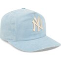 casquette-courbee-bleue-ajustable-19twenty-precurved-corduroy-pastel-new-york-yankees-mlb-new-era