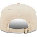 casquette-courbee-beige-ajustable-avec-logo-bleu-19twenty-precurved-corduroy-pastel-los-angeles-dodgers-mlb-new-era
