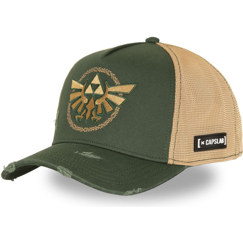 capslab-triforce-clzel1-lin-the-legend-of-zelda-green-and-beige-trucker-hat capslab-triforce-clzel1-lin-the-legend-of-zelda-green-and-beige-trucker-hat