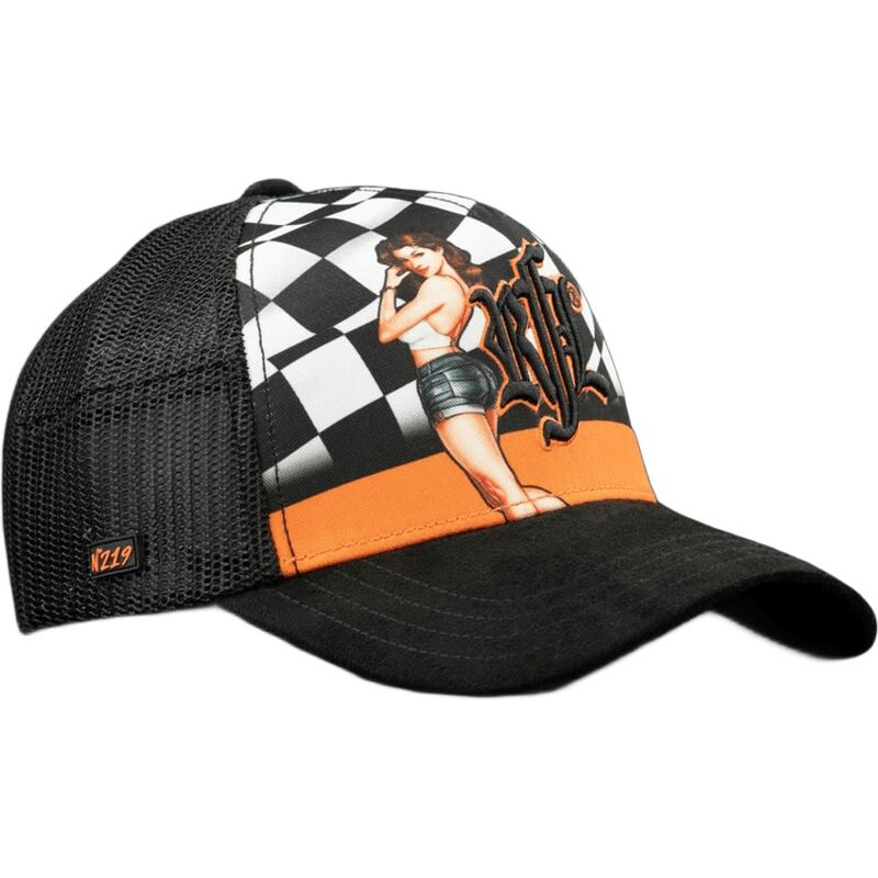 rocknfreelife-n219-vintage-racing-black-trucker-hat