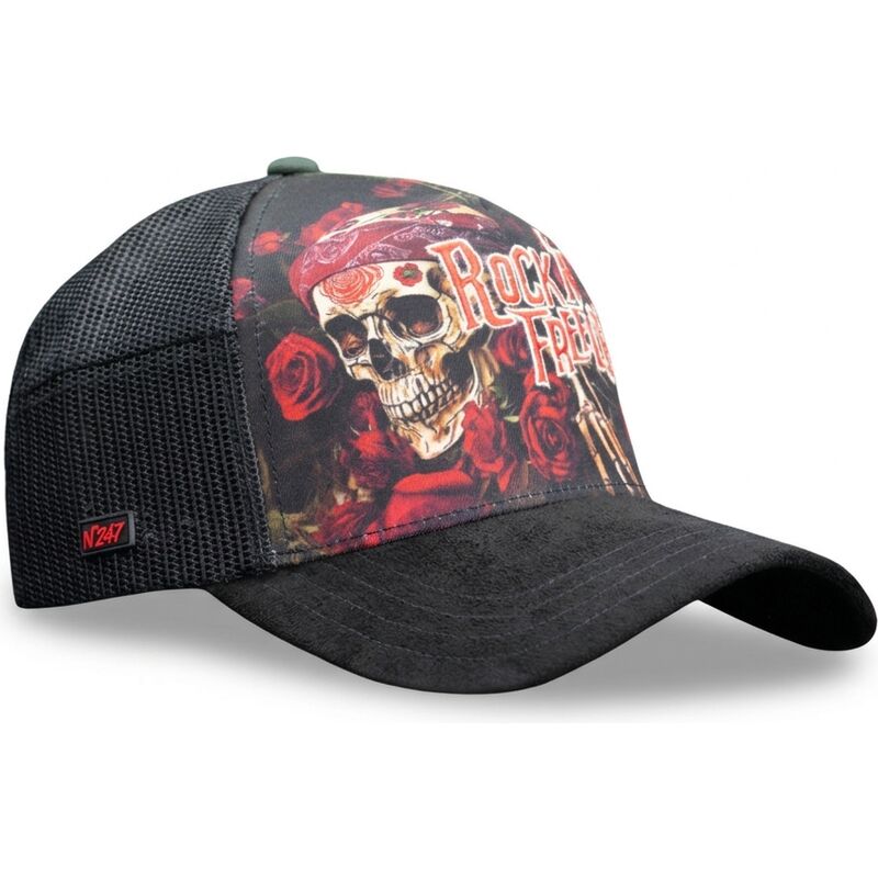 rocknfreelife-n247-loose-control-black-trucker-hat rocknfreelife-n247-loose-control-black-trucker-hat