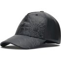 casquette-courbee-noire-ajustable-spiderweb-pu-leather-ed-hardy