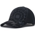 casquette-courbee-noire-snapback-spiderweb-ed-hardy