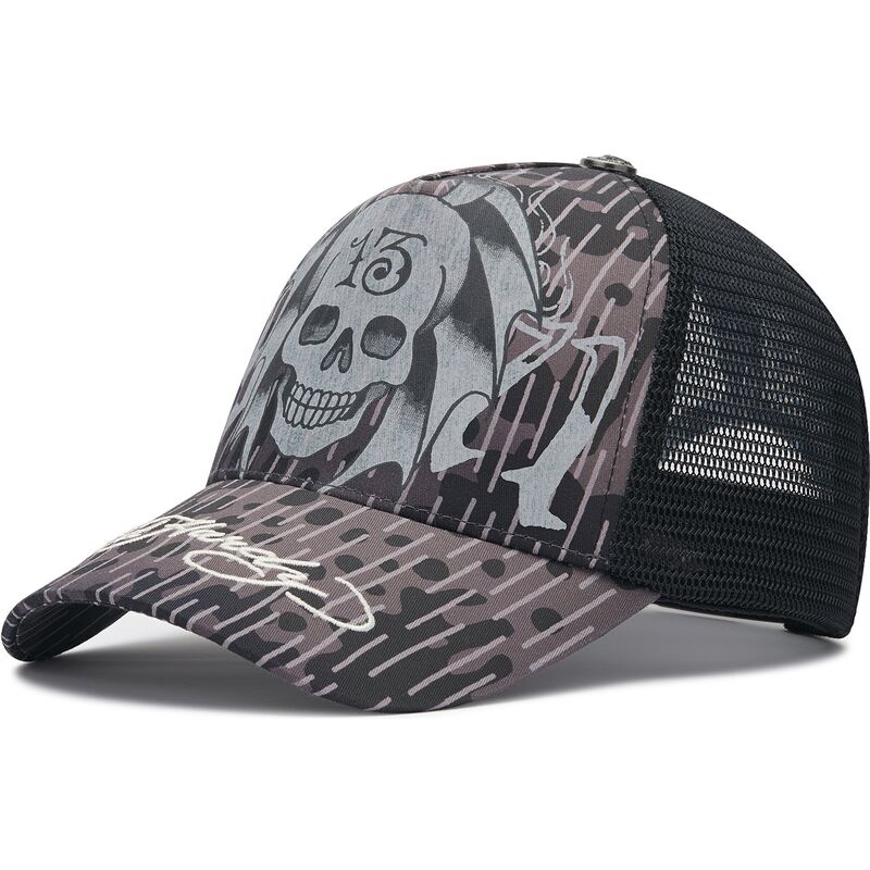 casquette-trucker-noire-13-skull-ed-hardy