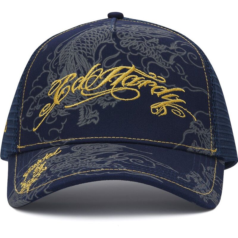 ed-hardy-outline-dragons-navy-blue-trucker-hat ed-hardy-outline-dragons-navy-blue-trucker-hat