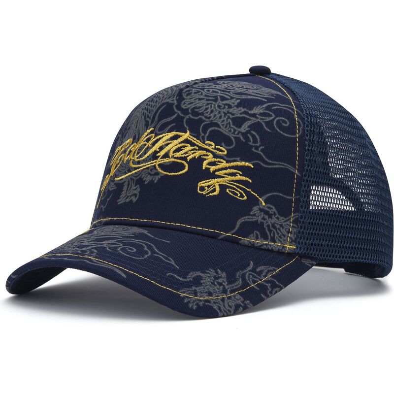 ed-hardy-outline-dragons-navy-blue-trucker-hat ed-hardy-outline-dragons-navy-blue-trucker-hat