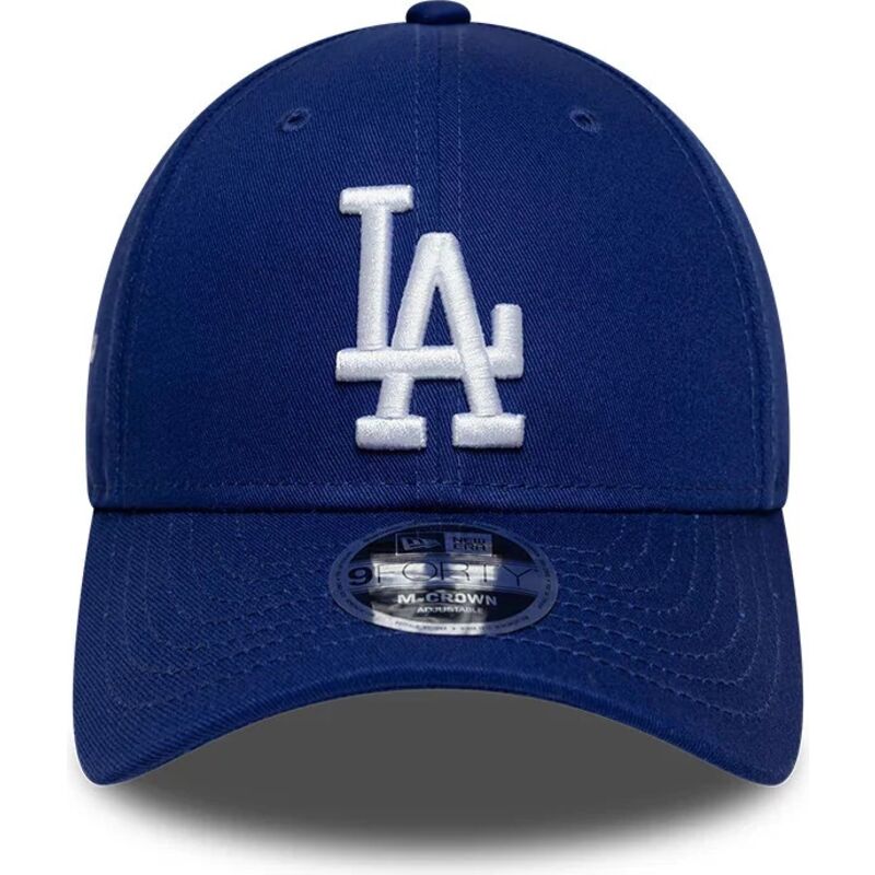 new-era-curved-brim-9forty-m-crown-side-script-los-angeles-dodgers-mlb-blue-snapback-cap