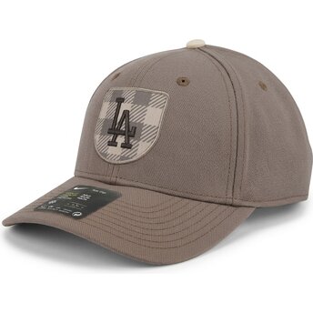 Casquette courbée marron snapback Dri-Fit Rise Structured Los Angeles Dodgers MLB Nike