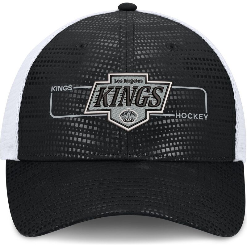 fanatics-structured-meshback-los-angeles-kings-nhl-black-and-white-trucker-hat