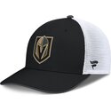 fanatics-structured-mid-crown-vegas-golden-knights-nhl-black-and-white-trucker-hat