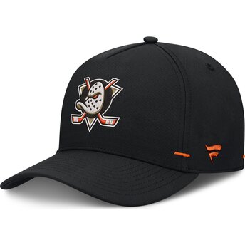 Casquette courbée noire snapback Structured A-Frame Anaheim Ducks NHL Fanatics