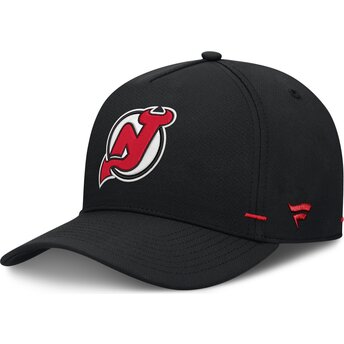 Fanatics Curved Brim Structured A-Frame New Jersey Devils NHL Black Snapback Cap