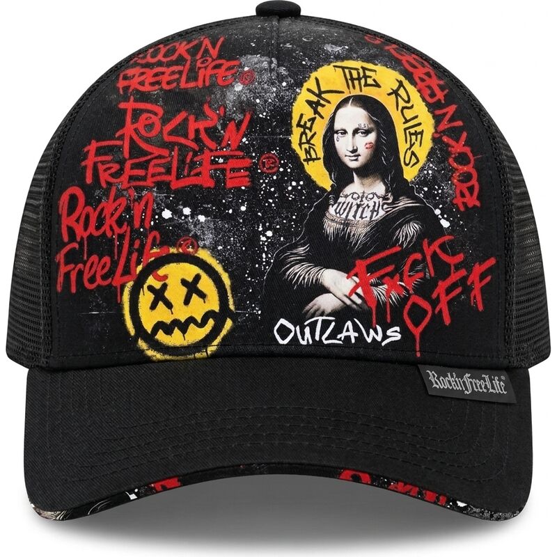 casquette-trucker-noire-n288-rocknfreelife