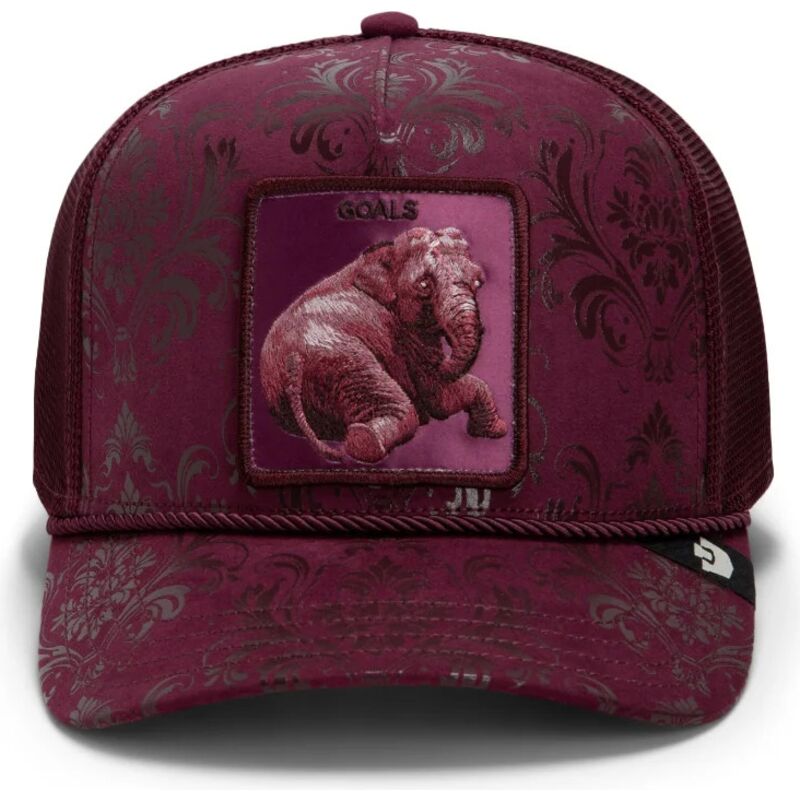 goorin-bros-elephant-goals-gilded-beast-the-farm-maroon-trucker-hat goorin-bros-elephant-goals-gilded-beast-the-farm-maroon-trucker-hat