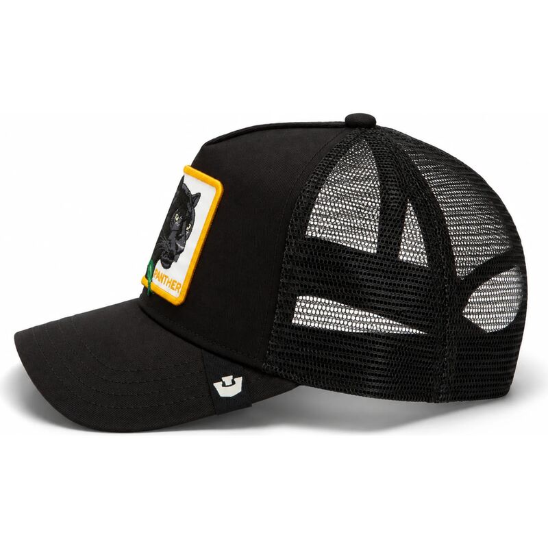casquette-trucker-noire-panthere-celebrate-a-legend-sidekick-the-farm-goorin-bros