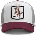 casquette-trucker-grenat-et-blanche-chat-oops-migration-the-farm-goorin-bros