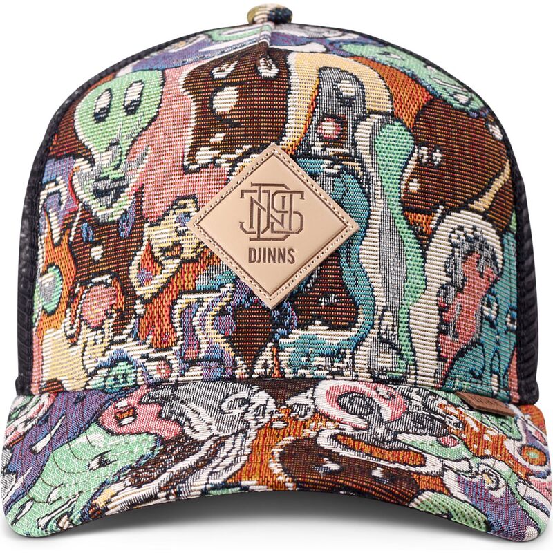 casquette-trucker-multicolore-hft-cap-sofa-aliens-djinns casquette-trucker-multicolore-hft-cap-sofa-aliens-djinns