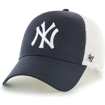 Marineblaue MLB New York Yankees Trucker-Kappe von 47 Brand