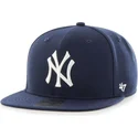 47-brand-flat-brim-mlb-new-york-yankees-smooth-snapback-cap-marineblau