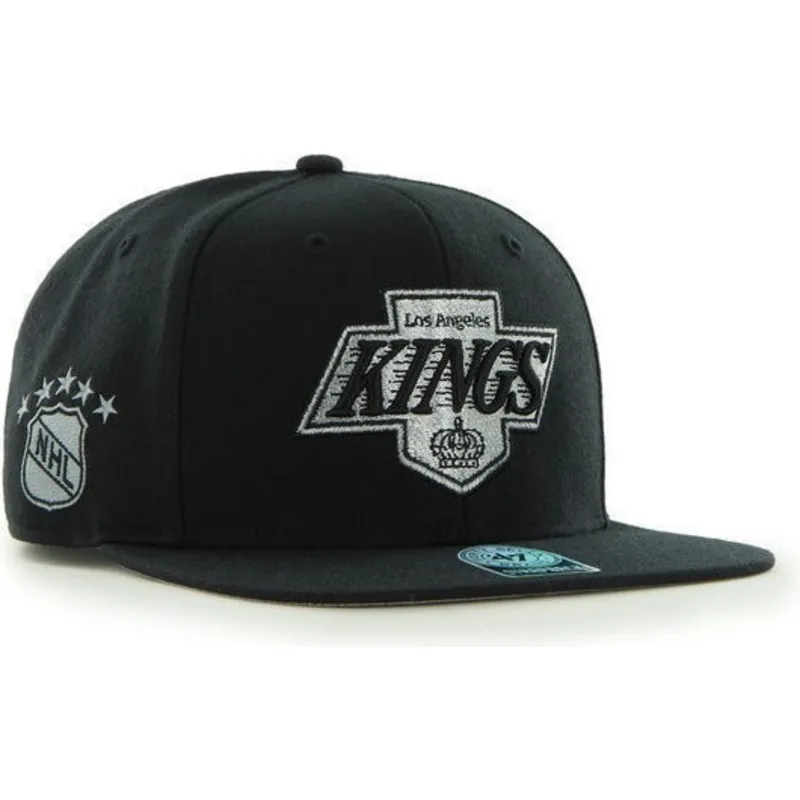 Caphunters - 47 Brand Flat Brim NHL Los Angeles Kings Smooth Black Snapback  Cap: Caphunters.ca