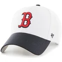 casquette-a-visiere-courbee-blanche-avec-visiere-de-couleur-noire-mlb-boston-red-sox-47-brand