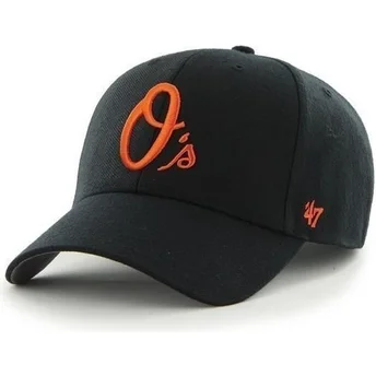 Μαύρο καπέλο με κυρτό γείσο MLB Baltimore Orioles από 47 Brand