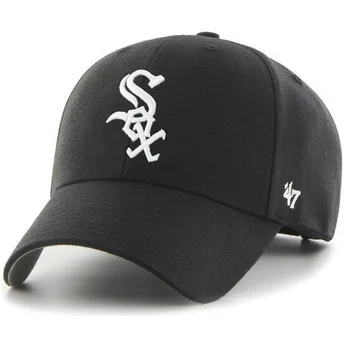 Καπέλο με καμπυλωτό γείσο σε μαύρο χρώμα MLB Chicago White Sox από 47 Brand