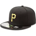casquette-plate-noire-ajustee-59fifty-authentic-on-field-pittsburgh-pirates-mlb-new-era